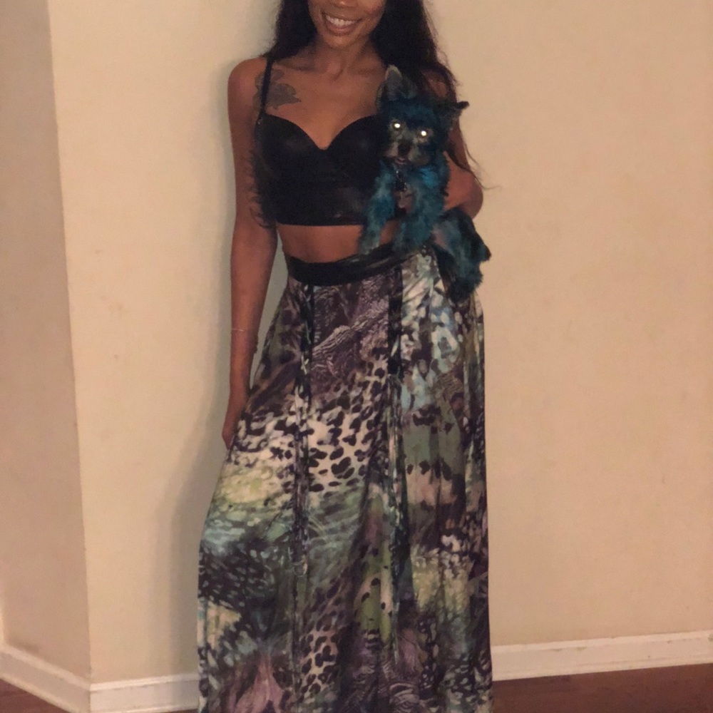 Floor length skirt